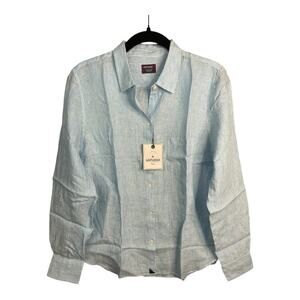 UNTUCKit Blue Striped Button Down Shirt